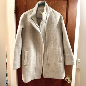 WORN ONCE | J.Crew City Coat in Heather Grey